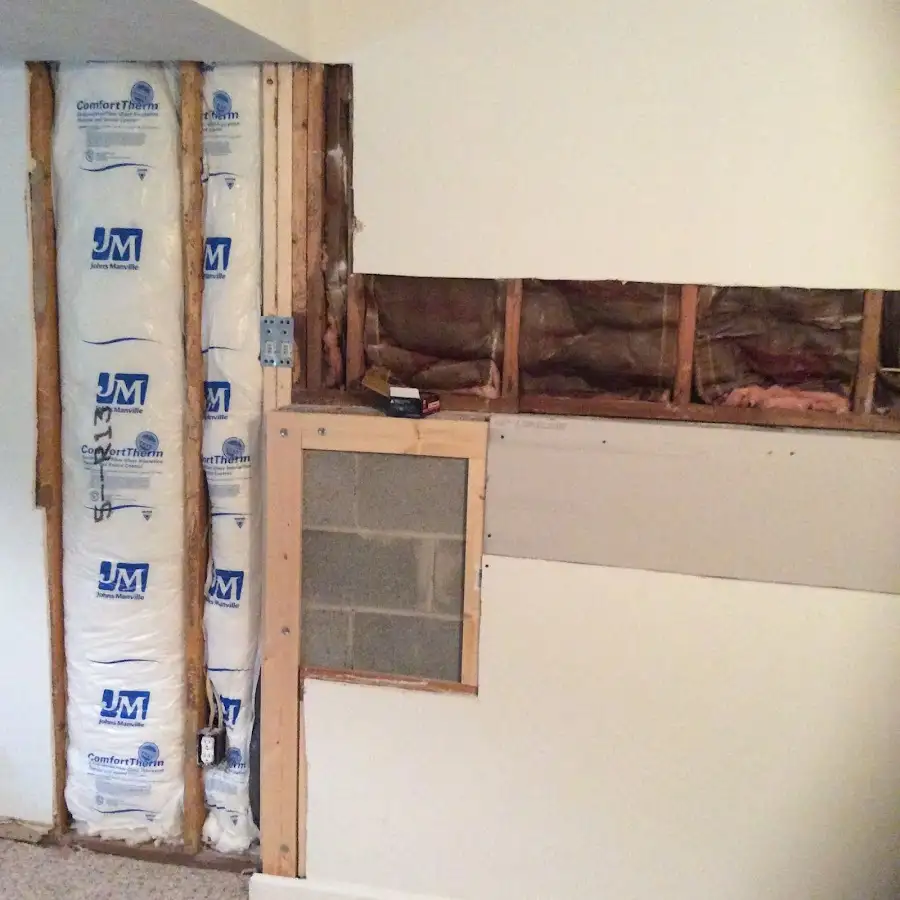 Wall insulation replacement during Structural Drying in London
